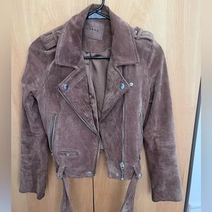 Free People suede light brown jacket XS